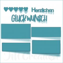 Etiketten für Folder - Stanzschablone